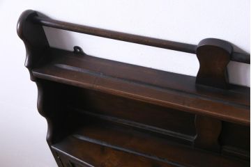 ヴィンテージ家具　イギリスビンテージ　ERCOL(アーコール)　大人の雰囲気漂う上質な壁掛け収納(ウォールシェルフ、吊り戸棚)