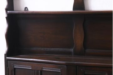 ヴィンテージ家具　イギリスビンテージ　ERCOL(アーコール)　大人の雰囲気漂う上質な壁掛け収納(ウォールシェルフ、吊り戸棚)