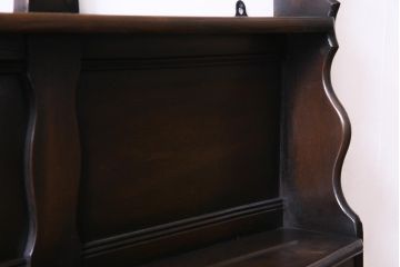 ヴィンテージ家具　イギリスビンテージ　ERCOL(アーコール)　大人の雰囲気漂う上質な壁掛け収納(ウォールシェルフ、吊り戸棚)