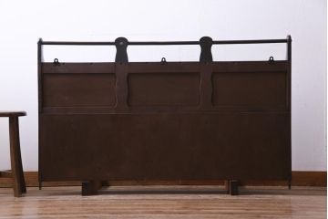 ヴィンテージ家具　イギリスビンテージ　ERCOL(アーコール)　大人の雰囲気漂う上質な壁掛け収納(ウォールシェルフ、吊り戸棚)