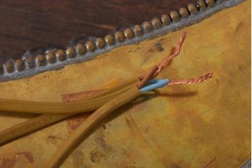 フランスビンテージ　優美に煌めくエンパイア様式のウォールランプ(壁掛け照明)