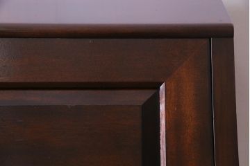 中古　松本民芸家具　収納力に富んだT型ライティングビューロー(引き出し、ワークデスク、在宅ワーク、在宅用)(定価約31万円)