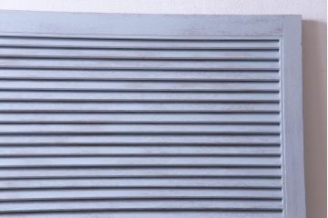 ペイント建具　シャビーな風合いがお洒落なルーバー引き戸1枚(建具)