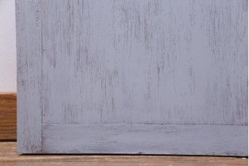 ペイント建具　シャビーな風合いがお洒落なルーバー引き戸1枚(建具)