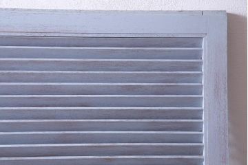 ペイント建具　シャビーな風合いがお洒落なルーバー引き戸1枚(建具)