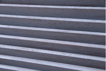 ペイント建具　シャビーな風合いがお洒落なルーバー引き戸1枚(建具)