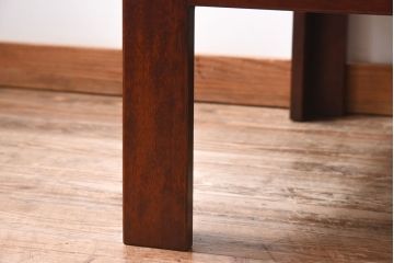 ビンテージ　九州民芸家具　和モダンな雰囲気の座卓(ローテーブル)