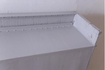ペイント家具　大正ロマン　ノスタルジックな雰囲気がお洒落な重ね収納棚(食器棚、飾り棚、ガラス戸棚)