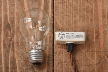 昭和レトロ　丸い形とマットな質感が可愛らしいペンダントライト(天井照明、電笠、シェード)