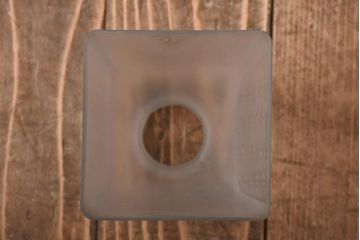 和製アンティーク　麻の葉模様のレトロなガラスシェード(天井照明、ペンダントライト)