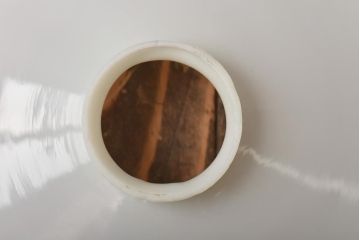 昭和レトロ　戦前　昔懐かしいデザインの平笠照明(吊り下げ照明、ペンダントライト)2個セット(3)