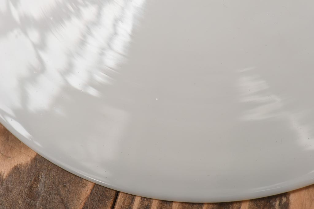 昭和レトロ　戦前　昔懐かしいデザインの平笠照明(吊り下げ照明、ペンダントライト)2個セット(3)