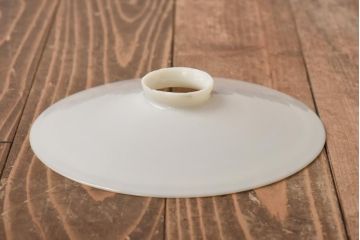 昭和レトロ　戦前　昔懐かしいデザインの平笠照明(吊り下げ照明、ペンダントライト)2個セット(3)