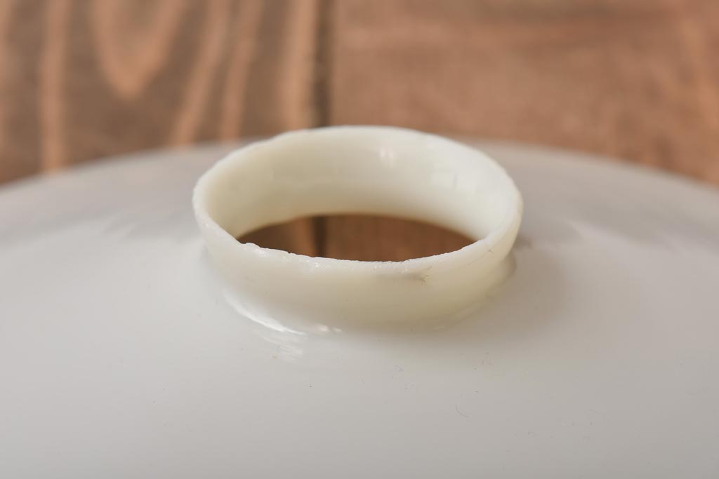 昭和レトロ　戦前　昔懐かしいデザインの平笠照明(吊り下げ照明、ペンダントライト)2個セット(3)