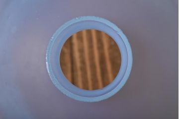 昭和初期　戦前　オパールセントガラスのペンダントライト(電笠、天井照明)