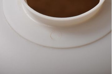 昭和レトロ　シンプルで風情のあるセルロイド巻電笠(ペンダントライト、天井照明)