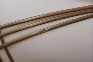 昭和レトロ　シンプルで風情のあるセルロイド巻電笠(ペンダントライト、天井照明)