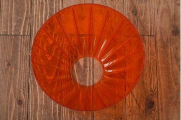 昭和レトロ　ナショナル(National、松下電工)　オレンジ色が鮮やかなペンダントライト(天井照明、吊り下げ照明)