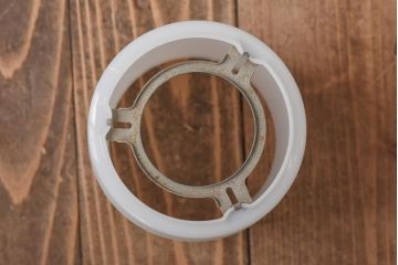 昭和レトロ　ナショナル(National、松下電工)　オレンジ色が鮮やかなペンダントライト(天井照明、吊り下げ照明)