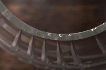 波型のデザインがおしゃれなガラスシェードのペンダントライト(天井照明、吊り下げ照明)