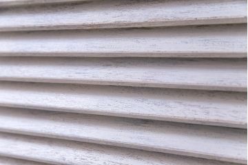 ペイント建具　アンティークホワイト　シャビーな風合いがお洒落なルーバー引き戸1枚(建具)