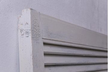 ペイント建具　アンティークホワイト　シャビーな風合いがお洒落なルーバー引き戸1枚(建具)
