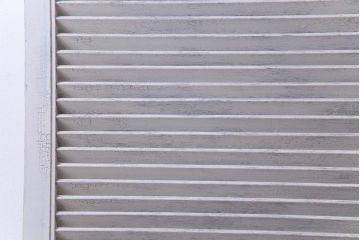 ペイント建具　アンティークホワイト　シャビーな風合いがお洒落なルーバー引き戸1枚(建具)