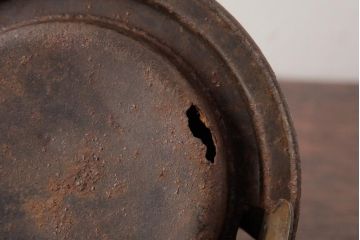 アンティーク雑貨　アメリカアンティーク　DIETZ(デイツ)製　丸いレンズがレトロな雰囲気を醸し出すランプ(ディスプレイ)