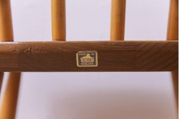 ヴィンテージ家具　イギリスビンテージ　ERCOL(アーコール)　フープバックチェア　(ダイニングチェア、ウィンザーチェア、ウインザーチェア)
