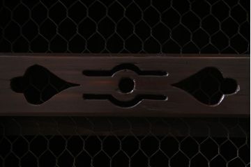 アンティーク家具　和製アンティーク　明治大正期　前面ケヤキ・ヒノキ　堂々とした佇まいが魅力の水屋箪笥サイドボード(収納棚、戸棚、食器棚)