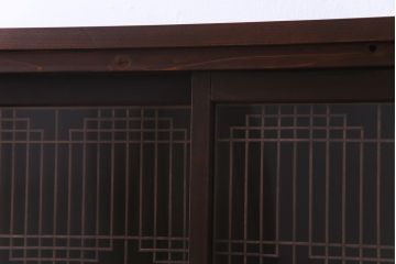 ラフジュ工房オリジナル　リメイク家具　書院戸　粋な風情を醸し出す戸棚(組子、収納棚、サイドボード)