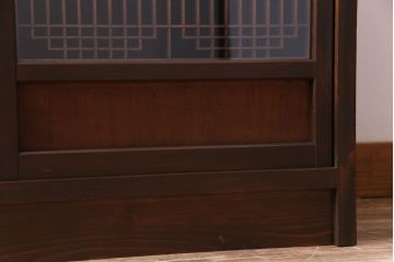 ラフジュ工房オリジナル　リメイク家具　書院戸　粋な風情を醸し出す戸棚(組子、収納棚、サイドボード)