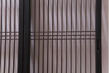 ラフジュ工房オリジナル　書院戸　粋な風情を醸し出すリメイク戸棚(組子、収納棚、サイドボード)