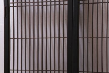 ラフジュ工房オリジナル　書院戸　粋な風情を醸し出すリメイク戸棚(組子、収納棚、サイドボード)