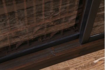 ラフジュ工房オリジナル　書院戸　粋な風情を醸し出すリメイク戸棚(組子、収納棚、サイドボード)