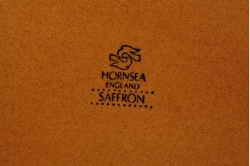 アンティーク雑貨　イギリスビンテージ　HORNSEA(ホーンジー)　SAFFRON(サフラン)　バターケース(洋食器)
