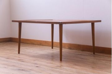 リメイク家具　味わいのある天板を使ったセンターテーブル(サイドテーブル、テーブル)