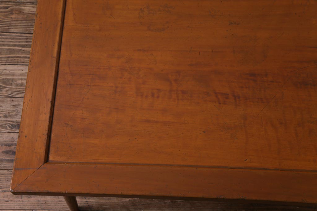 リメイク家具　味わいのある天板を使ったセンターテーブル(サイドテーブル、テーブル)