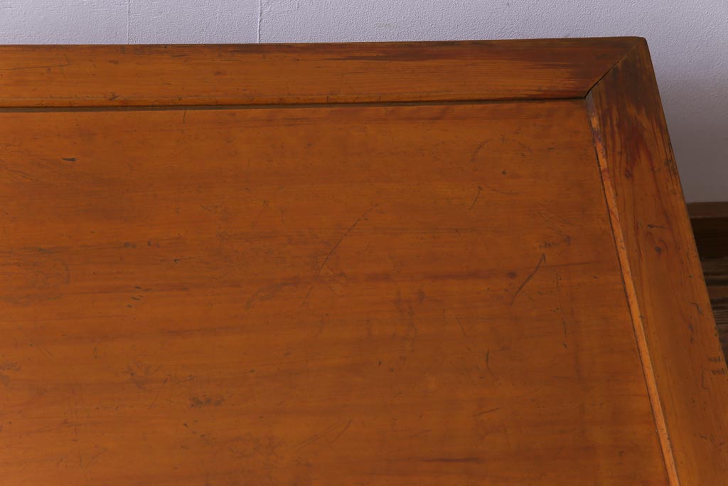 リメイク家具　味わいのある天板を使ったセンターテーブル(サイドテーブル、テーブル)