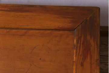 リメイク家具　味わいのある天板を使ったセンターテーブル(サイドテーブル、テーブル)