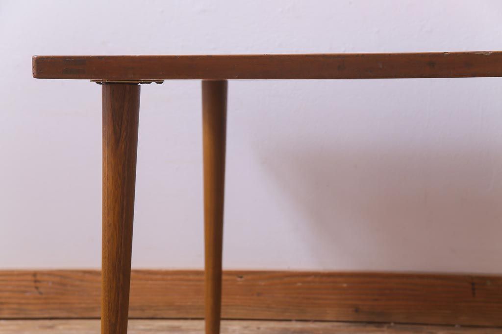 リメイク家具　味わいのある天板を使ったセンターテーブル(サイドテーブル、テーブル)