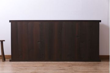 アンティーク家具　明治大正期　モダンなデザインの水屋箪笥サイドボード(リビングボード、水屋箪笥)