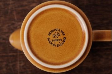 アンティーク雑貨　イギリスビンテージ　HORNSEA(ホーンジー)　SAFFRON(サフラン)　レトロな花柄がかわいらしいクリーマー