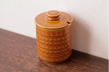 アンティーク雑貨　イギリスビンテージ　HORNSEA(ホーンジー)　SAFFRON(サフラン)　シュガーポット(洋食器)(1)