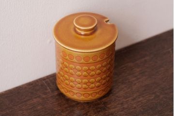 アンティーク雑貨　イギリスビンテージ　HORNSEA(ホーンジー)　SAFFRON(サフラン)　シュガーポット(洋食器)(1)