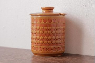 アンティーク雑貨　イギリスビンテージ　HORNSEA(ホーンジー)　SAFFRON(サフラン)　シュガーポット(洋食器)(1)