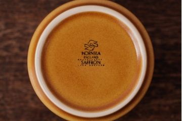 アンティーク雑貨　イギリスビンテージ　HORNSEA(ホーンジー)　SAFFRON(サフラン)　シュガーポット(洋食器)(1)