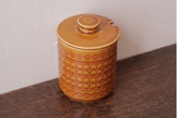 アンティーク雑貨　イギリスビンテージ　HORNSEA(ホーンジー)　SAFFRON(サフラン)　シュガーポット(洋食器)(2)