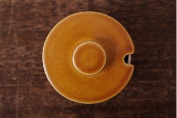 アンティーク雑貨　イギリスビンテージ　HORNSEA(ホーンジー)　SAFFRON(サフラン)　シュガーポット(洋食器)(2)