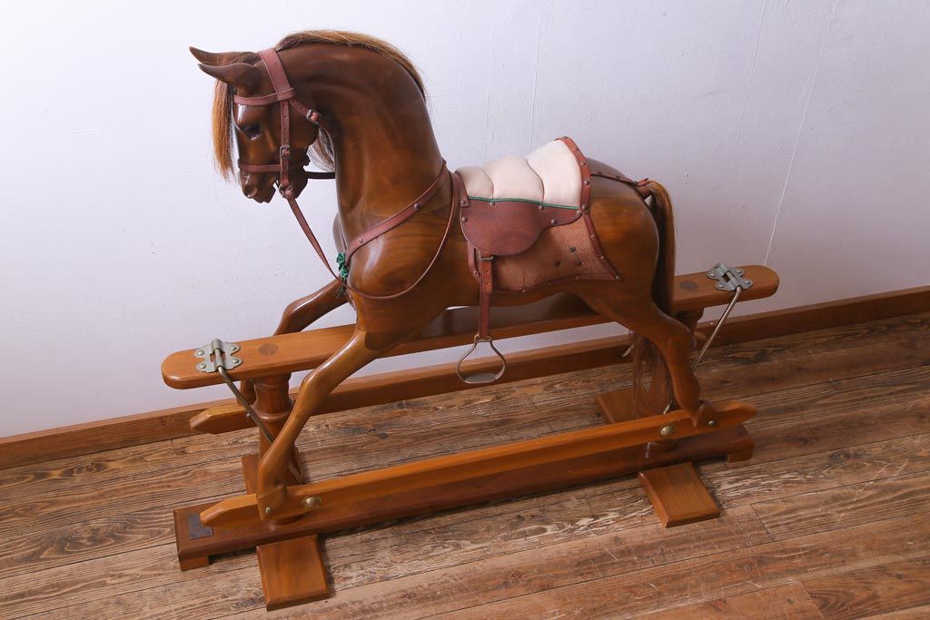 スティーブンソンブラザーズ ロッキングホース イギリス 木馬 英国 ヴィンテージ スティーブンソンブラザーズ ロッキングホース イギリス 木馬